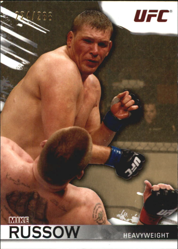 2010 Topps UFC Knockout Gold #35 Mike Russow