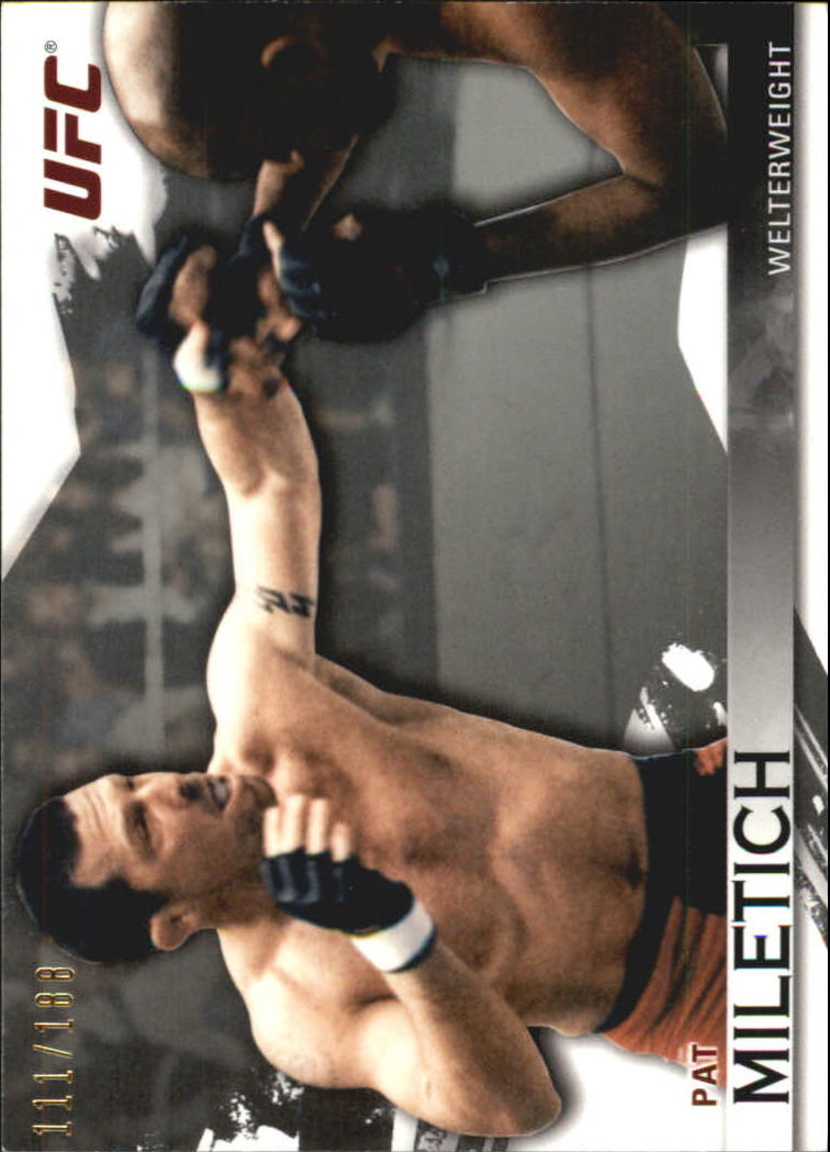 2010 Topps UFC Knockout Silver #7 Pat Miletich
