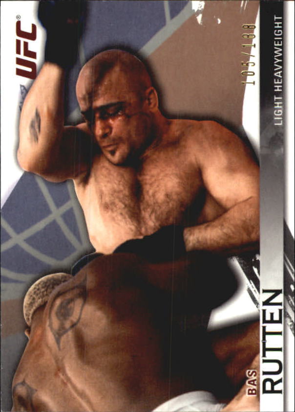 2010 Topps UFC Knockout Silver #8 Bas Rutten