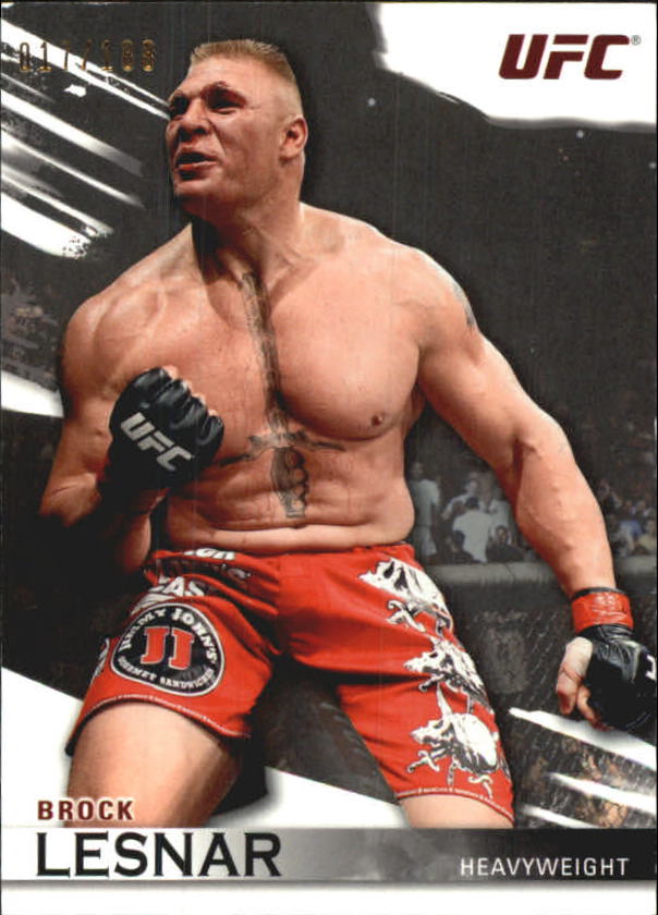 2010 Topps UFC Knockout Silver #11 Brock Lesnar
