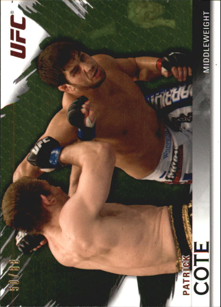 2010 Topps UFC Knockout Green #62 Patrick Cote