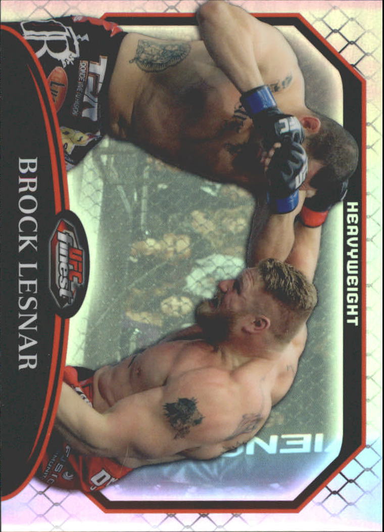 2011 Finest UFC Refractors #56 Brock Lesnar
