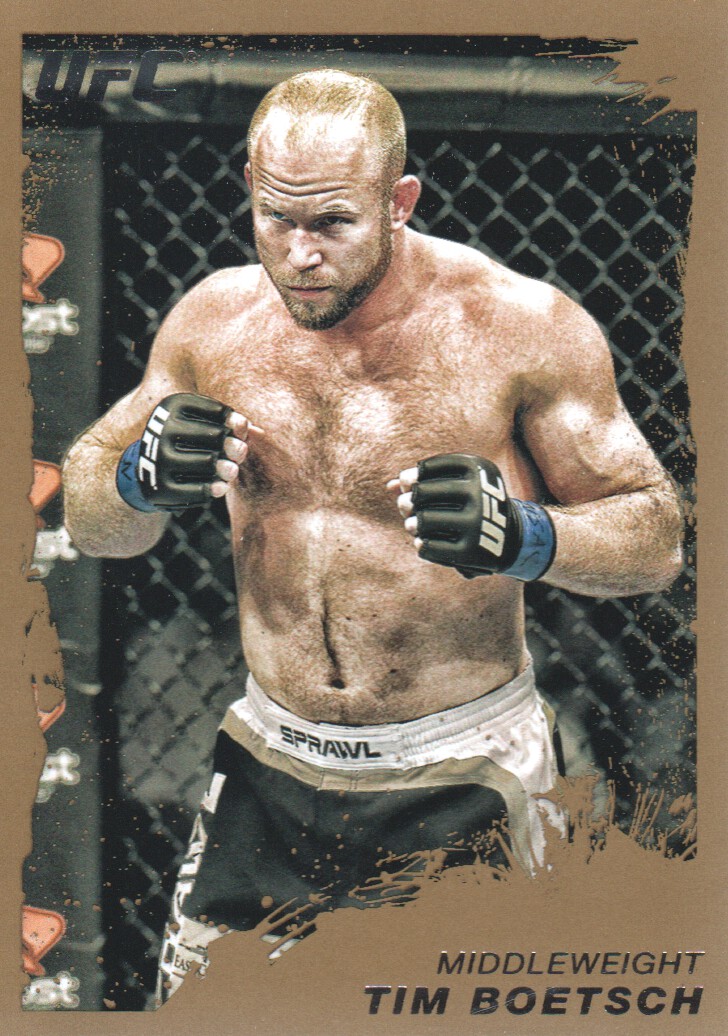 2011 Topps UFC Moment of Truth Gold #10 Tim Boetsch