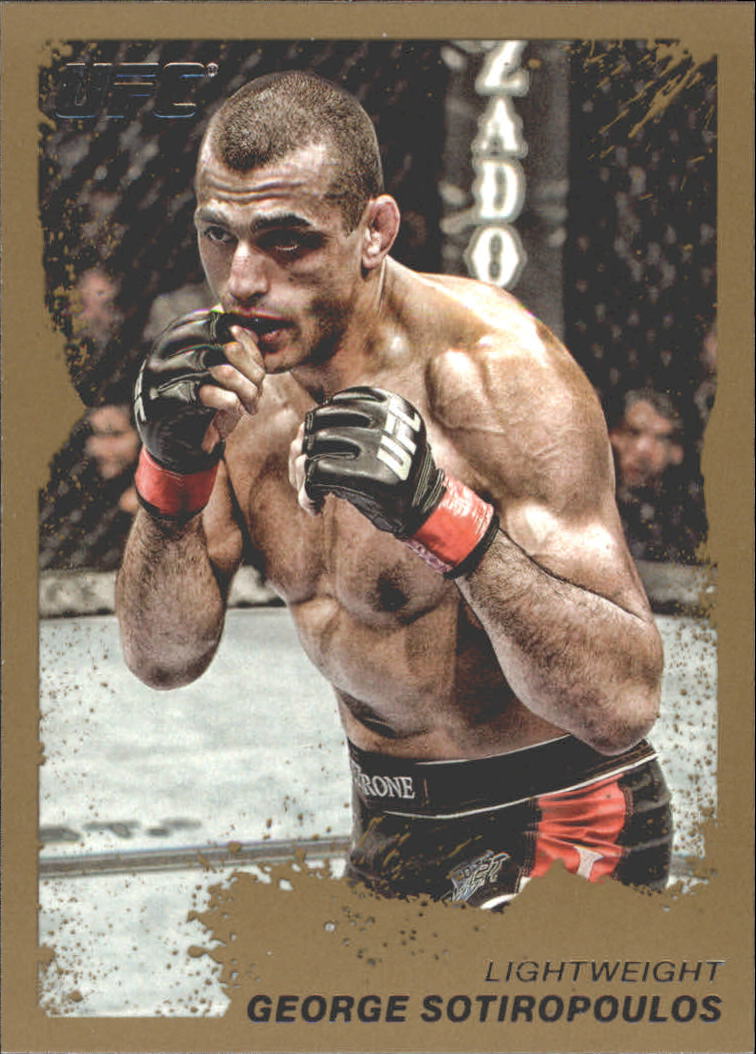 2011 Topps UFC Moment of Truth Gold #20 George Sotiropoulos