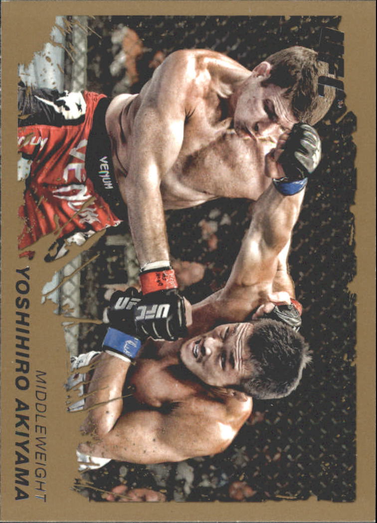 2011 Topps UFC Moment of Truth Gold #22 Yoshihiro Akiyama