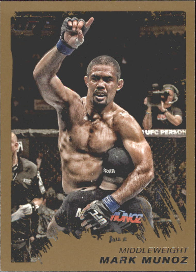 2011 Topps UFC Moment of Truth Gold #25 Mark Munoz