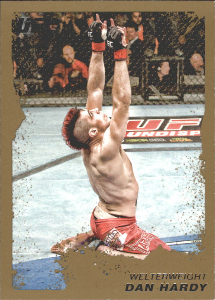 2011 Topps UFC Moment of Truth Gold #47 Dan Hardy