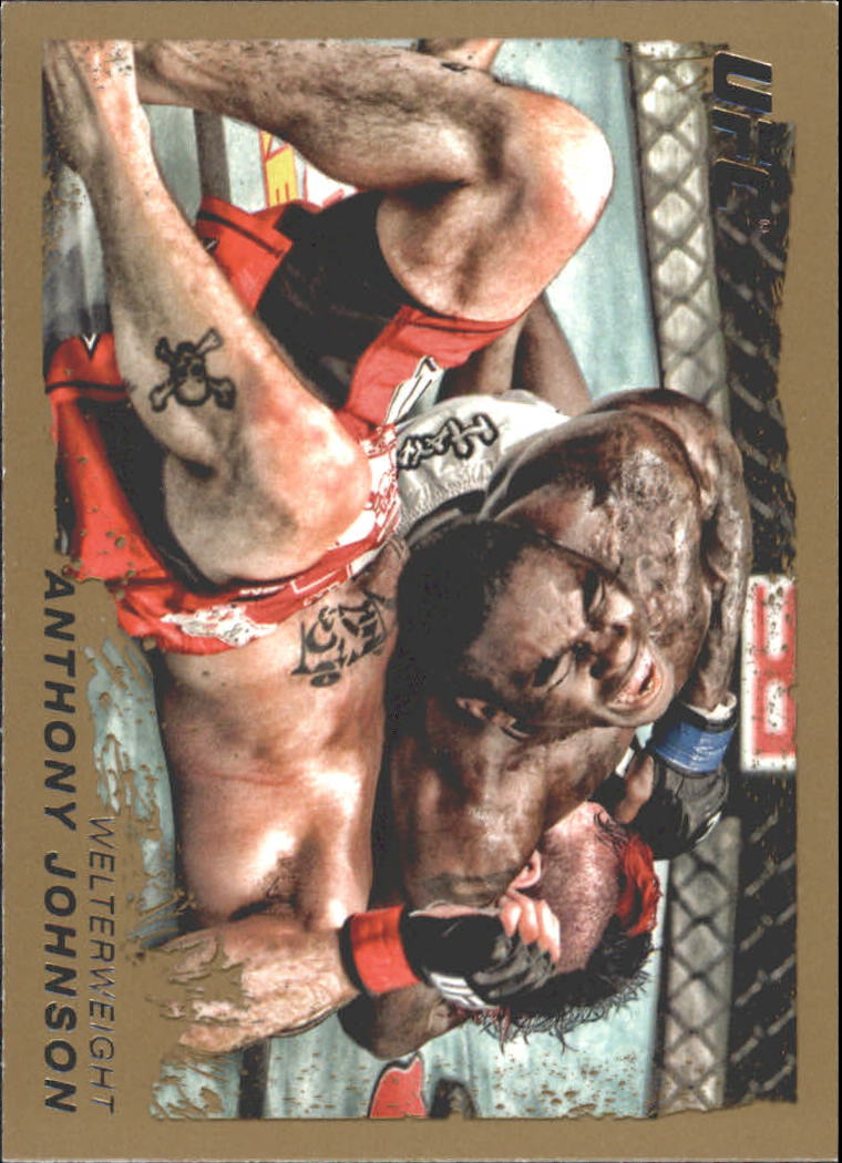 2011 Topps UFC Moment of Truth Gold #115 Anthony Johnson