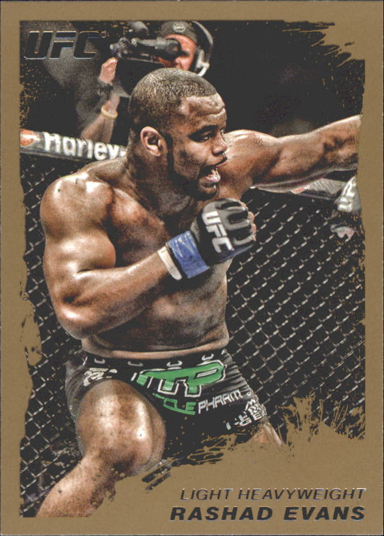 2011 Topps UFC Moment of Truth Gold #158 Rashad Evans