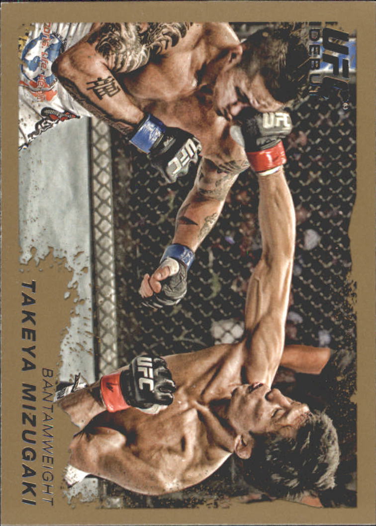2011 Topps UFC Moment of Truth Gold #161 Takeya Mizugaki