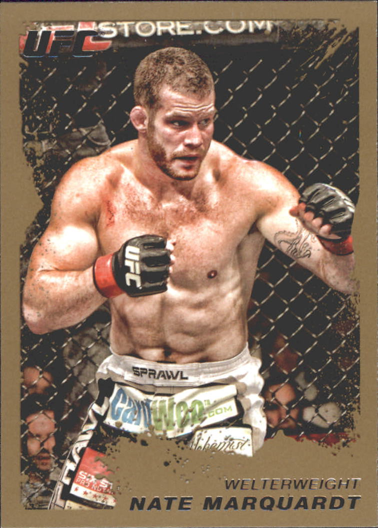 2011 Topps UFC Moment of Truth Gold #167 Nate Marquardt