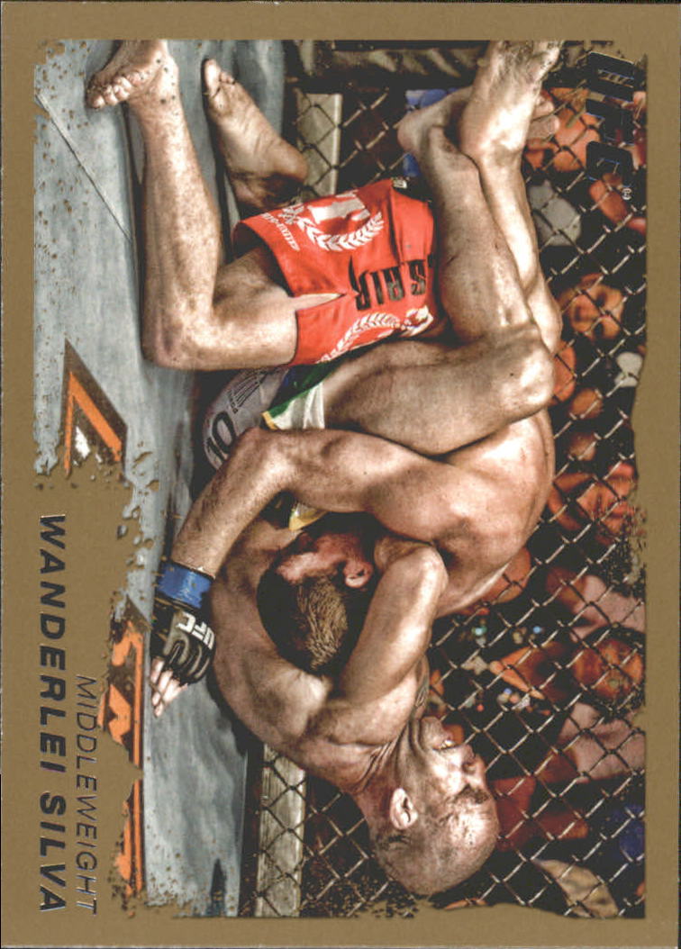 2011 Topps UFC Moment of Truth Gold #190 Wanderlei Silva