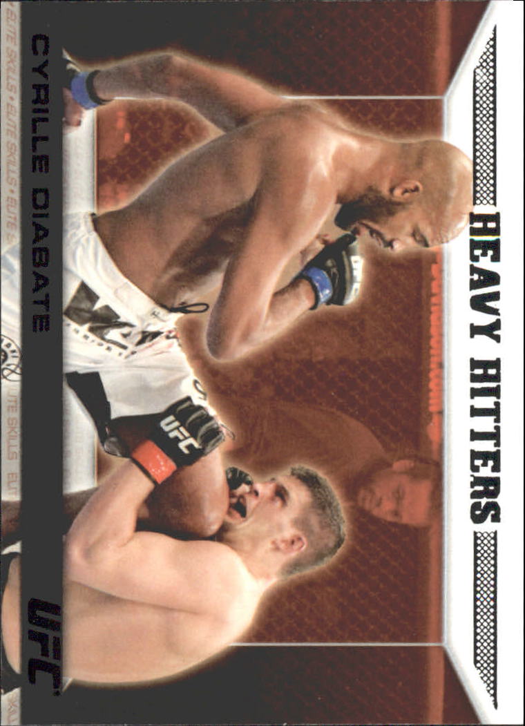 2011 Topps UFC Moment of Truth Elite Skills Black #ESCD Cyrille Diabate HH