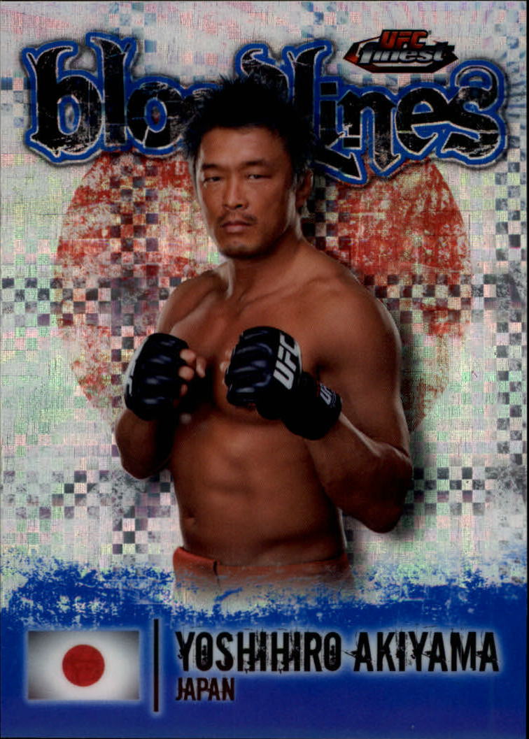 2012 Finest UFC Bloodlines X-Fractors #BLYA Yoshihiro Akiyama