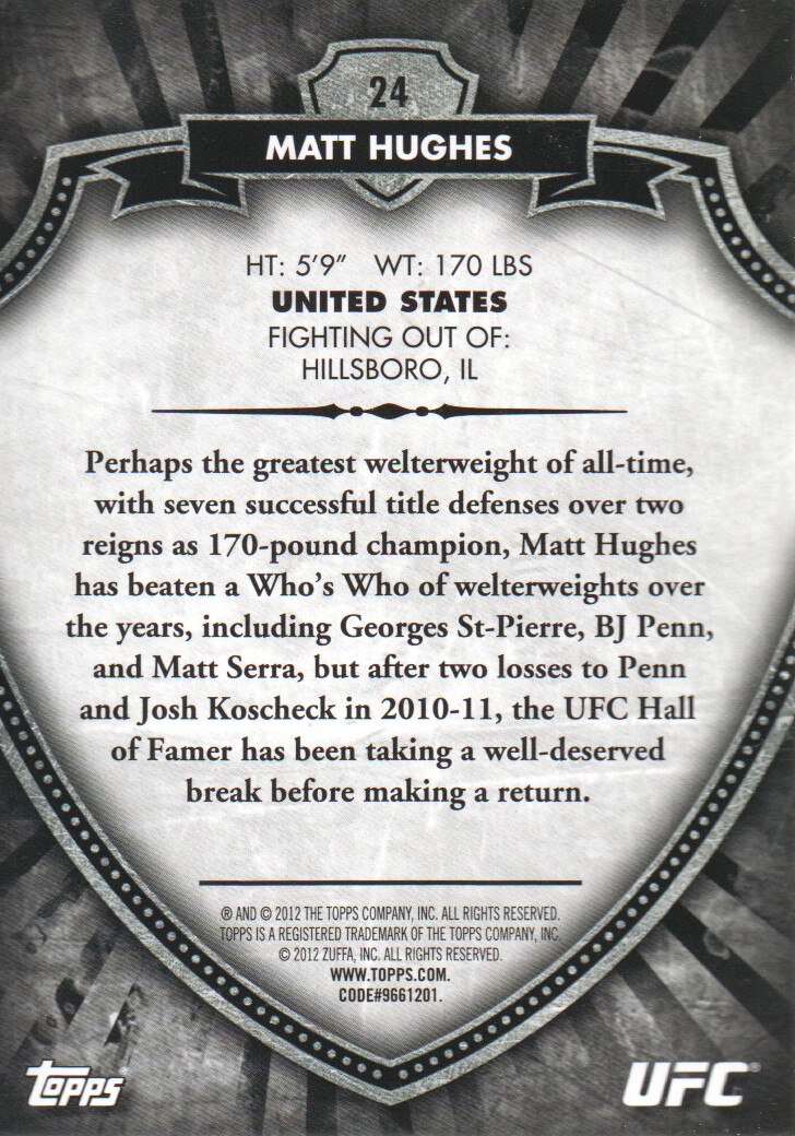 B6579- 2012 Topps UFC Bloodlines MMA Card #s 1-150 -You Pick- 15+ FREE US SHIP - Picture 31 of 195