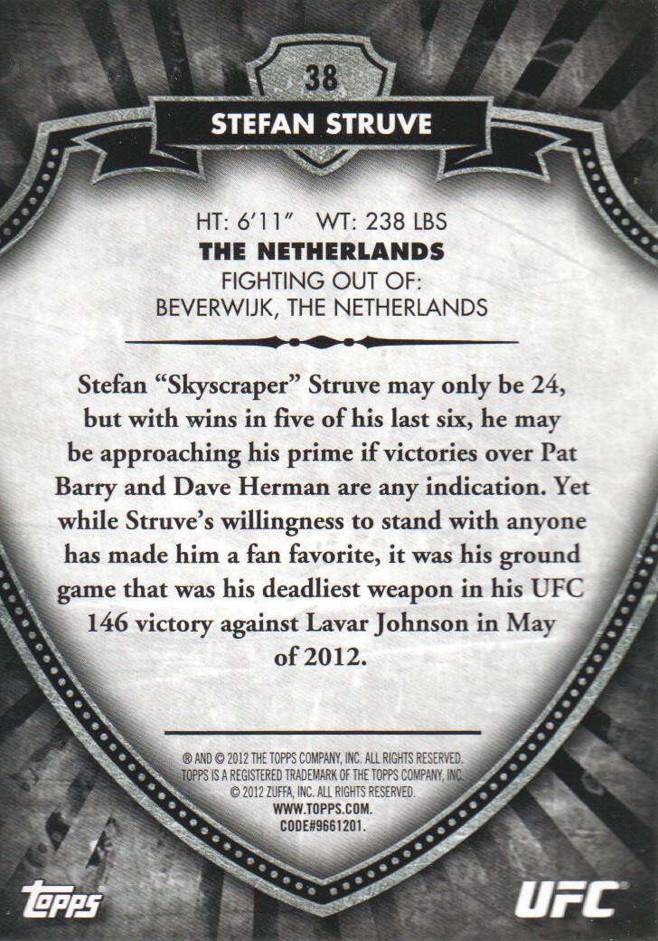 B6579- 2012 Topps UFC Bloodlines MMA Card #s 1-150 -You Pick- 15+ FREE US SHIP - Picture 53 of 195