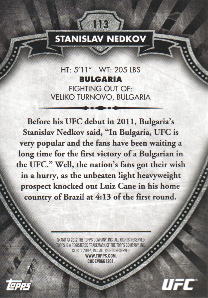 B6579- 2012 Topps UFC Bloodlines MMA Card #s 1-150 -You Pick- 15+ FREE US SHIP - Picture 145 of 195