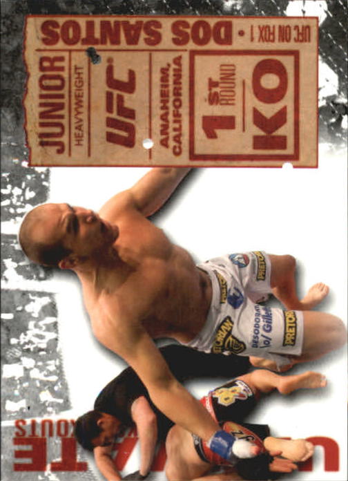 2013 Topps UFC Knockout Ultimate Knockouts #UKO4 Junior dos Santos