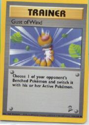 1999 Pokemon Base 1st Edition #93 Gust of Wind C/Thick Stamp