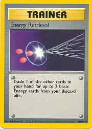 1999 Pokemon Base Unlimited #81 Energy Retrieval U