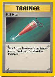 1999 Pokemon Base Unlimited #82 Full Heal U