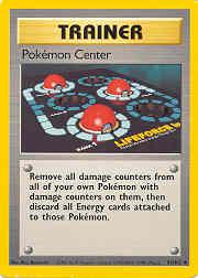 1999 Pokemon Base Unlimited #85 Pokemon Center U