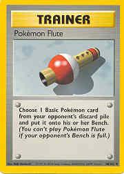 1999 Pokemon Base Unlimited #86 Pokemon Flute U