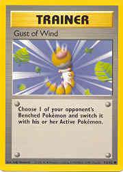 1999 Pokemon Base Unlimited #93 Gust of Wind C