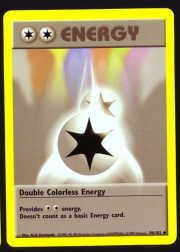 1999 Pokemon Base Unlimited #96 Double Colorless Energy U