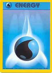 1999 Pokemon Base Unlimited #102 Water Energy C