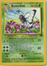 1999 Pokemon Jungle 1st Edition #33  Butterfree (1 Edition) COR U