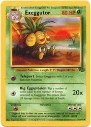 1999 Pokemon Jungle Unlimited #35 Exeggutor U