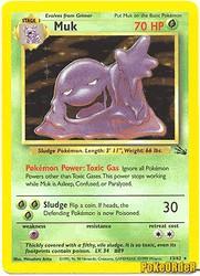 1999 Pokemon Fossil Unlimited #13 Muk HOLO R