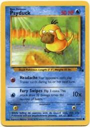 1999 Pokemon Fossil Unlimited #53 Psyduck C