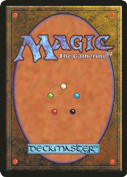 1994 Magic The Gathering Revised Edition #295 Island v1 L back image