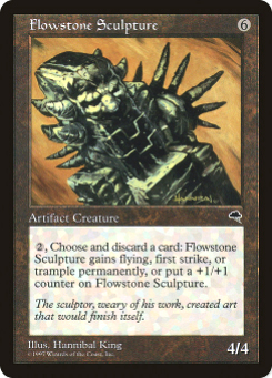 1997 Magic The Gathering Tempest #288 Flowstone Sculpture R