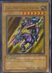 2002 Yu-Gi-Oh Legend of Blue Eyes White Dragon 1st Edition #LOB006 Gaia the Fierce Knight UR