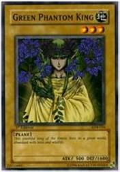 2002 Yu-Gi-Oh Legend of Blue Eyes White Dragon 1st Edition #LOB034 Green Phantom King C