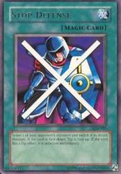 2002 Yu-Gi-Oh Legend of Blue Eyes White Dragon Unlimited #LOB095 Stop Defense R