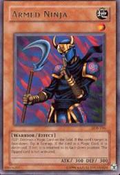 2002 Yu-Gi-Oh Legend of Blue Eyes White Dragon Unlimited #LOB106 Armed Ninja R