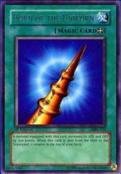 2002 Yu-Gi-Oh Magic Ruler 1st Edition #MRL54 Horn of the Unicorn R