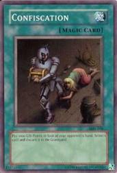2002 Yu-Gi-Oh Magic Ruler Unlimited #MRL38 Confiscation SR