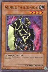 2002 Yu-Gi-Oh Pharaoh's Servant Unlimited #PSV101 Gearfried the Iron Knight SR