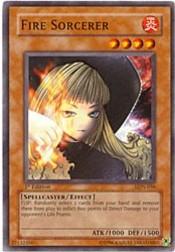 2003 Yu-Gi-Oh Labyrinth of Nightmare 1st Edition #LON036 Fire Sorcerer C