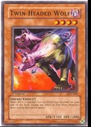 2003 Yu-Gi-Oh Legacy of Darkness 1st Edition #LOD8 Twin-Headed Wolf C