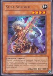 2003 Yu-Gi-Oh Legacy of Darkness Unlimited #LOD66 Susa Soldier R