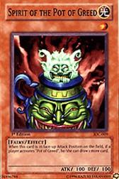 2004 Yu-Gi-Oh Invasion of Chaos 1st Edition #IOC9 Spirit of the Pot of Greed SP
