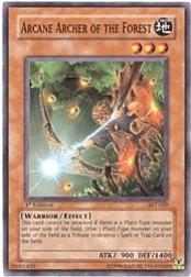 2004 Yu-Gi-Oh Ancient Sanctuary 1st Edition #AST29 Arcane Archer of the Forest C