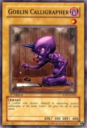 2004 Yu-Gi-Oh Soul of the Duelist 1st Edition #SODEN04 Goblin Calligrapher C