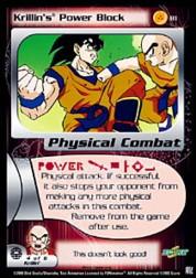 2000 Dragon Ball Z Frieza Saga Limited #81  Krillin's Power Block U